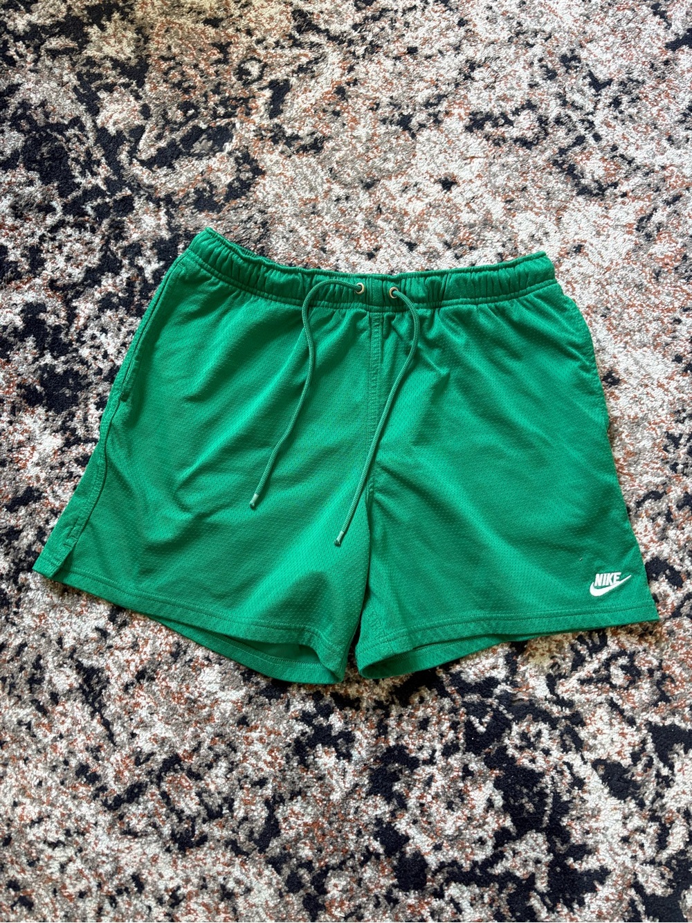 Nike Men’s Emerald Green Athletic Mesh Shorts